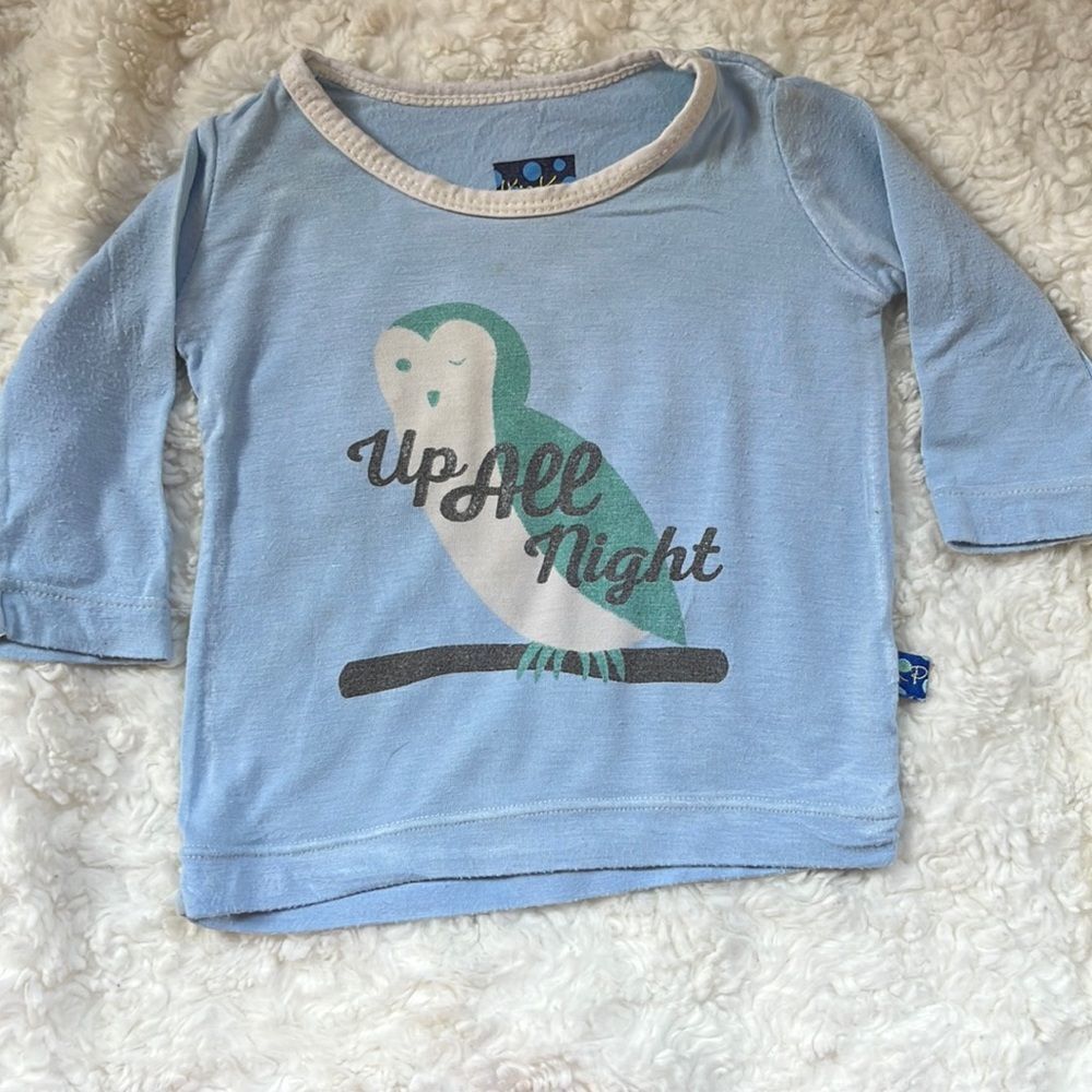 Kickee Pants Up All Night Owl Top